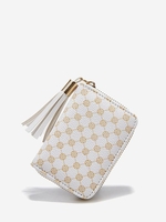 Heart Floral Pattern Card Pouch