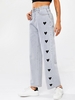 Heart Graphic Baggy Jeans S Light blue