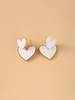 Heart Pattern Minimalist Earrings