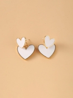 Heart Pattern Minimalist Earrings