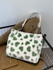 Heart Pattern Plush Tote Bag