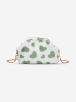 Heart Plush Crossbody Bag