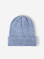 Heathered Knit Cuff Winter Beanie Hat