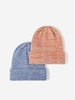 Heathered Knit Cuff Winter Beanie Hat