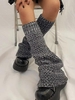 Heathered Knit Leg Warmers