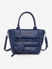 High Capacity Solid Color Puffer Tote Bag with Coin Purse