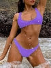 High Cut Bikini Set L Purple