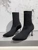 High Heel Pointed Toe Stretch Knit Sock Boots