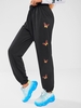 High Rise Butterfly Pull On Jogger Sweatpants L Black