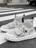 High Top Breathable Hook and Loop Running Shoes