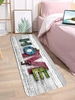 Home Wooden Print Floor Mat