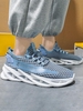 Honeycomb Mesh Letter Graphic Running Shoes
