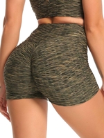 Honeycomb Scrunch Butt Wide Band Sports Shorts Xl Deep green