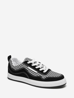 Houndstooth Panel Skate Shoes