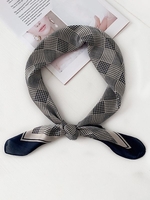 Houndstooth Pattern Bandana Scarf