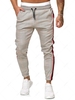 Houndstooth Print Drawstring Jogger Pants 2xl Multi c