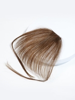 Human Hair See-through Bang with Sideburns