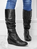 Increased Internal Ruched Calf Boots