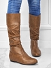 Increased Internal Ruched Calf Boots