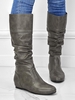 Increased Internal Ruched Calf Boots