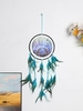 Indian Style Heart Oil Painting Pattern Feathers Fringe Dreamcatcher