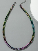 Iridescent Chain Necklace