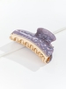 Iridescent Leopard Graphic Hair Claw