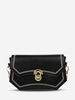 Irregular Contrast Stitching Crossbody Bag