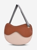 Irregular Shape Colorblock Spliced Shoulder Bag