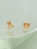 Irregular Shape Metal Wrinkles Stud Earrings