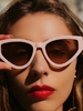 Irregular Triangle Shape Frame Sunglasses
