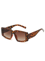 Irregular Wide Frame Sunglasses