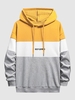 KEEP LEARNING Colorblock Hoodie 2xl Yellow