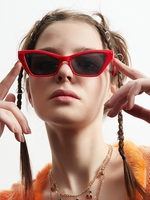 Kitten Eye Shape Street Fashion Sunglasses