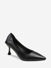 Kitten Heel Solid Color Pointed Toe Pumps