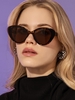 Kitten Shape Ombre Color Sunglasses