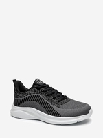 Knit Detail Breathable Outdoor Sports Shoes