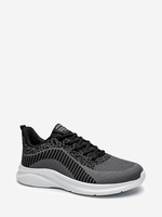 Knit Detail Breathable Outdoor Sports Shoes