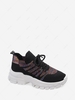 Knit Detail Breathable Sports Shoes