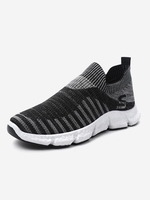 Knit Detail Breathable Sports Shoes