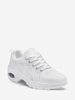 Knit Detail Casual Breathable Lace Up Shoes