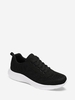 Knit Detail Casual Lace Up Front Shoes