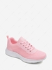 Knit Detail Casual Lace Up Front Shoes