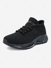 Knit Detail Lace Up Breathable Casual Shoes