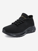Knit Detail Lace Up Breathable Casual Shoes