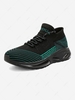 Knit Detail Lace Up Breathable Casual Shoes