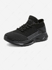 Knit Detail Lace Up Breathable Casual Shoes