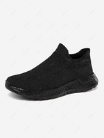 Knit Detail Sports Lace Up Shoes