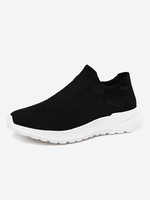Knit Detail Sports Lace Up Shoes
