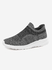 Knit Detail Sports Lace Up Shoes